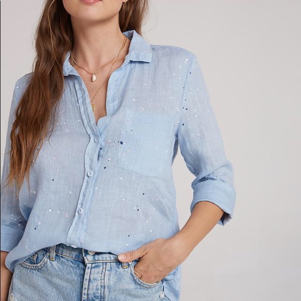 Last One ♥️ Bella Dahl Inside Pocket Button Down - Picture 2 of 3